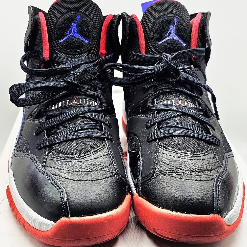 Nike Air Jordan Jumpman Two Trey Black/True Red-Dark Concord Men Size 10.5